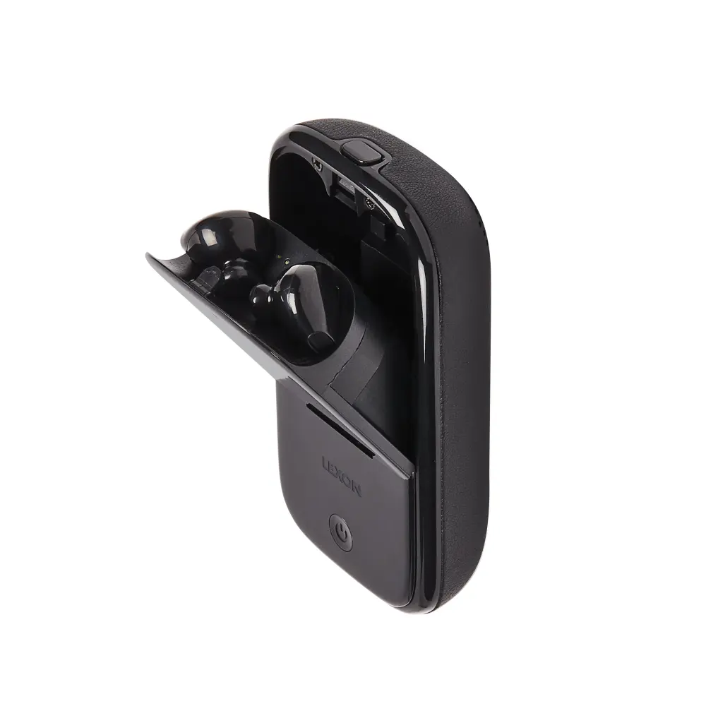LA127 Słuchawki + głośnik bezprzewodowy SPEAKERBUDS Czarne - obrazek 2