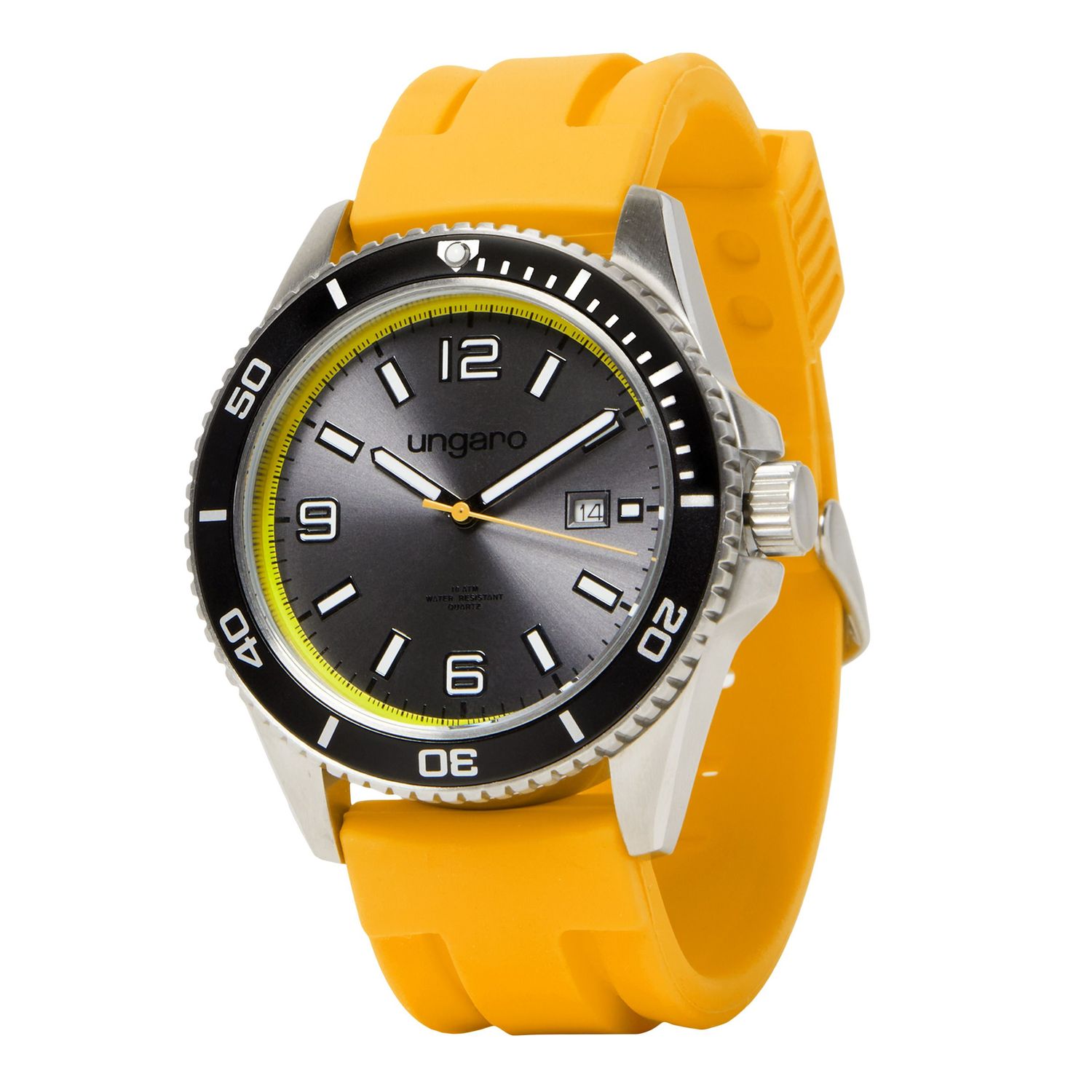Zegarek z datownikiem Milo Yellow