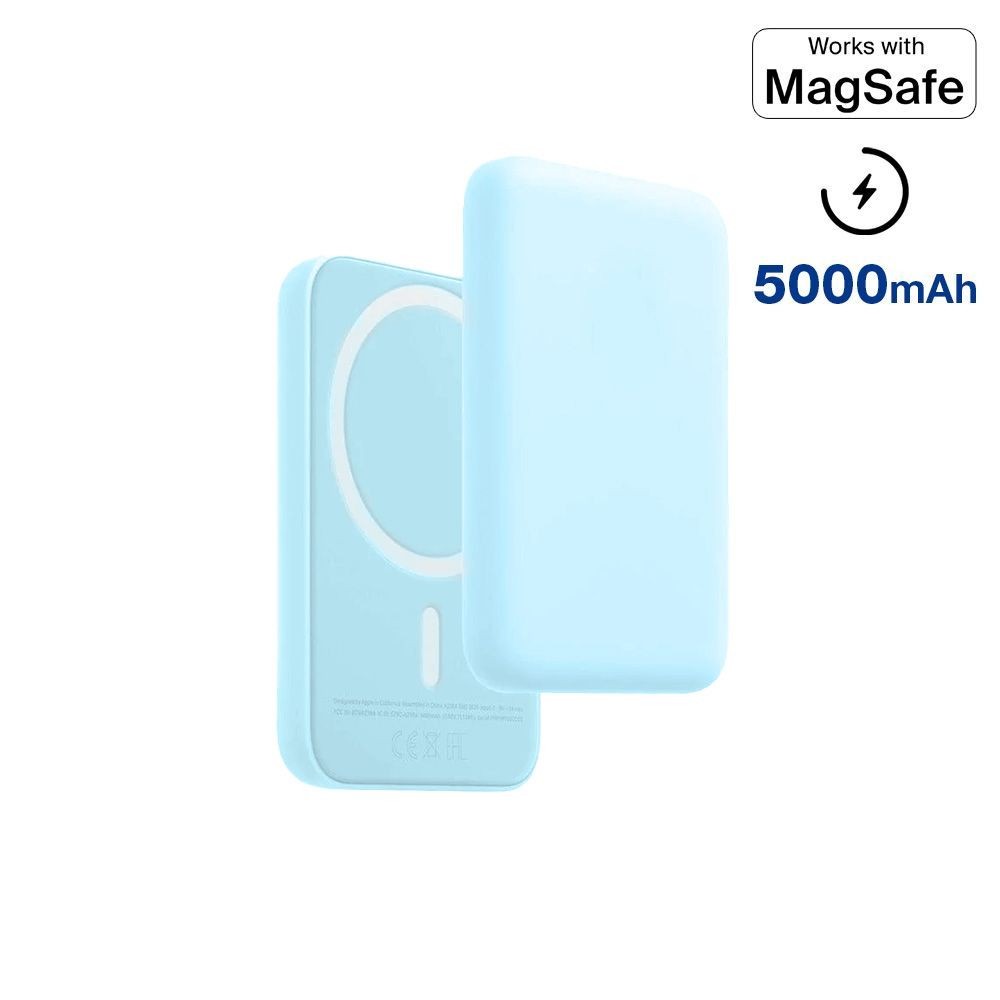 M4.16 Powerbank 5000 mAh kompatybilny z MagSafe Jasno niebieski - obrazek 2
