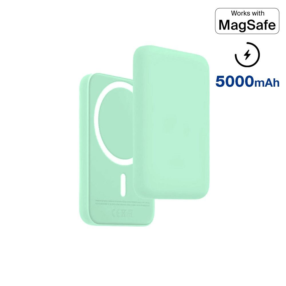 M4.16 Powerbank 5000 mAh kompatybilny z MagSafe Zielony - obrazek 2