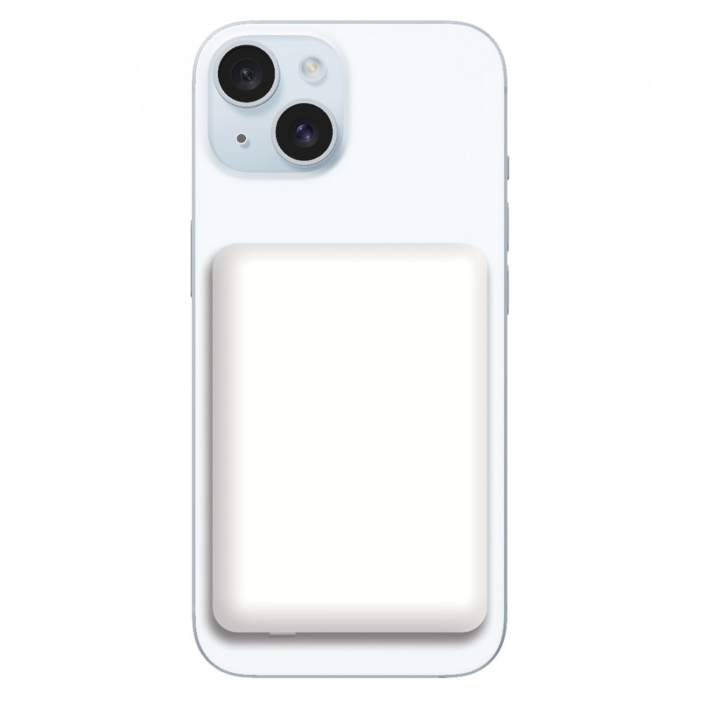 M4.16 Powerbank 5000 mAh kompatybilny z MagSafe Biały
