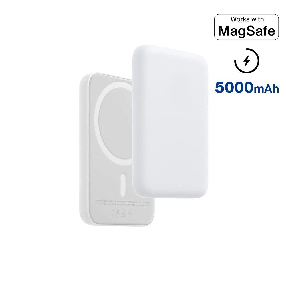 M4.16 Powerbank 5000 mAh kompatybilny z MagSafe Biały - obrazek 2