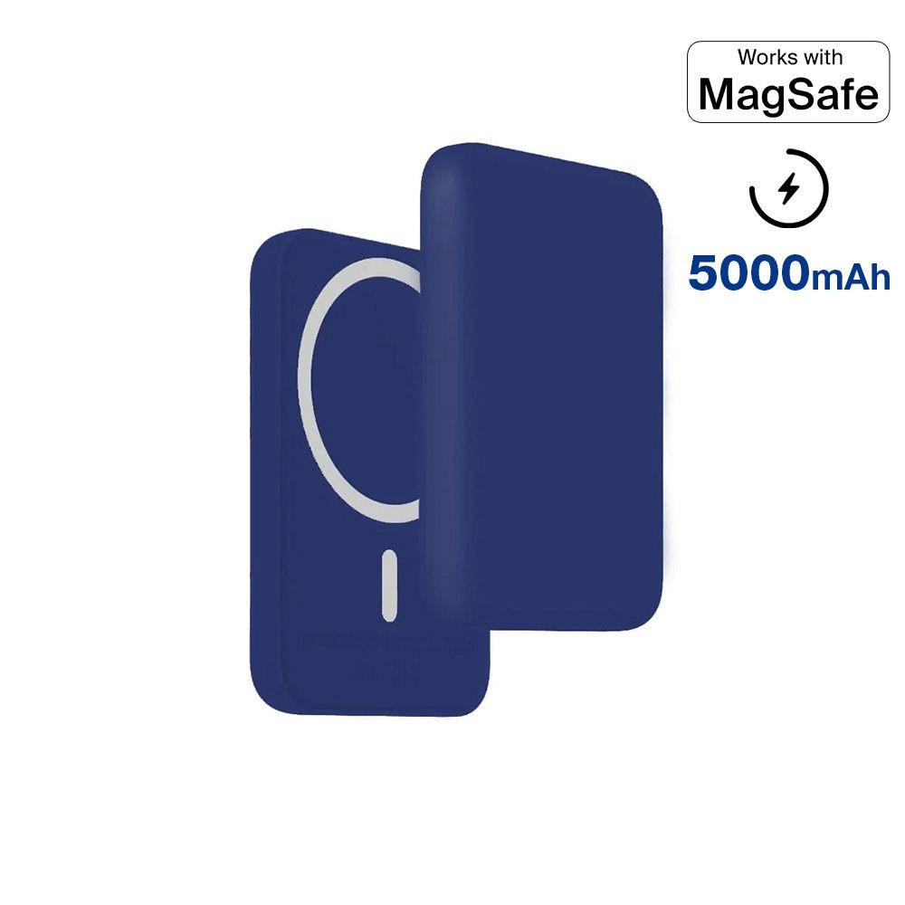 M4.16 Powerbank 5000 mAh kompatybilny z MagSafe Granatowy - obrazek 2