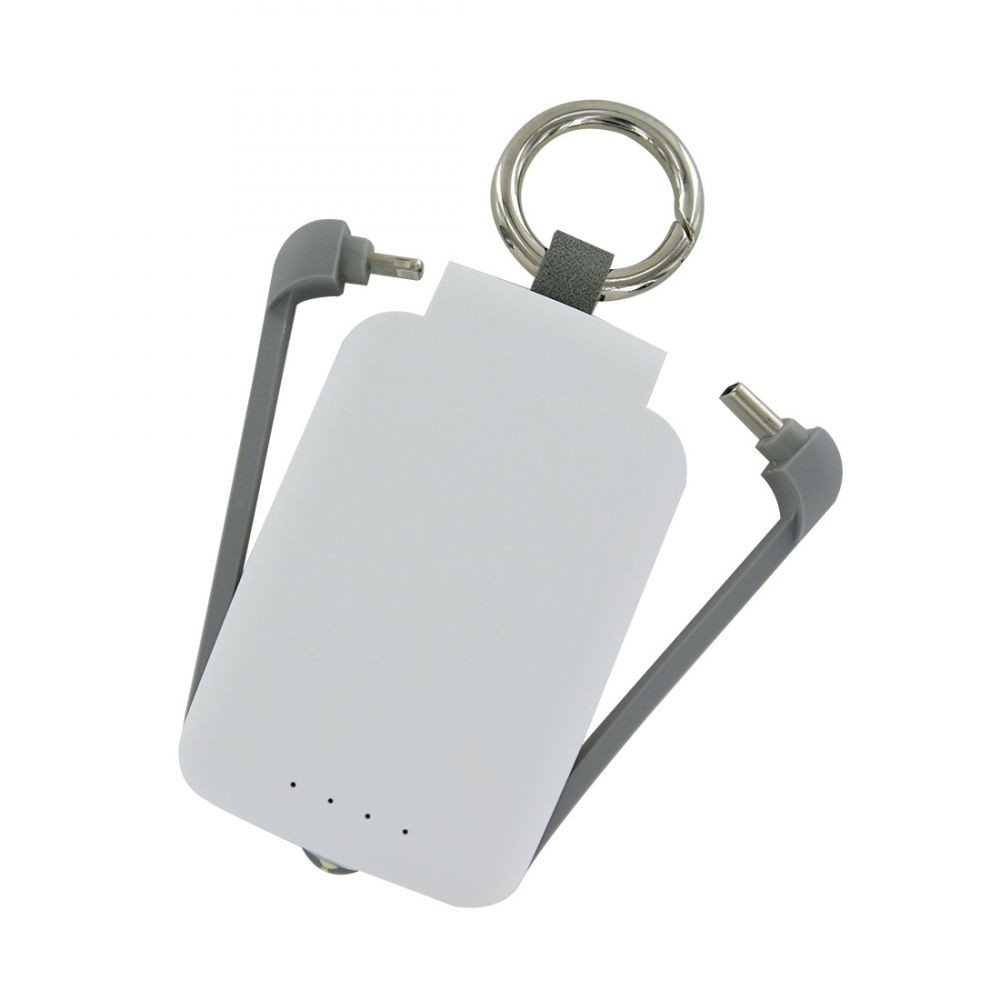 M0.17 Green powerbank brelok 2000 mAh Biały