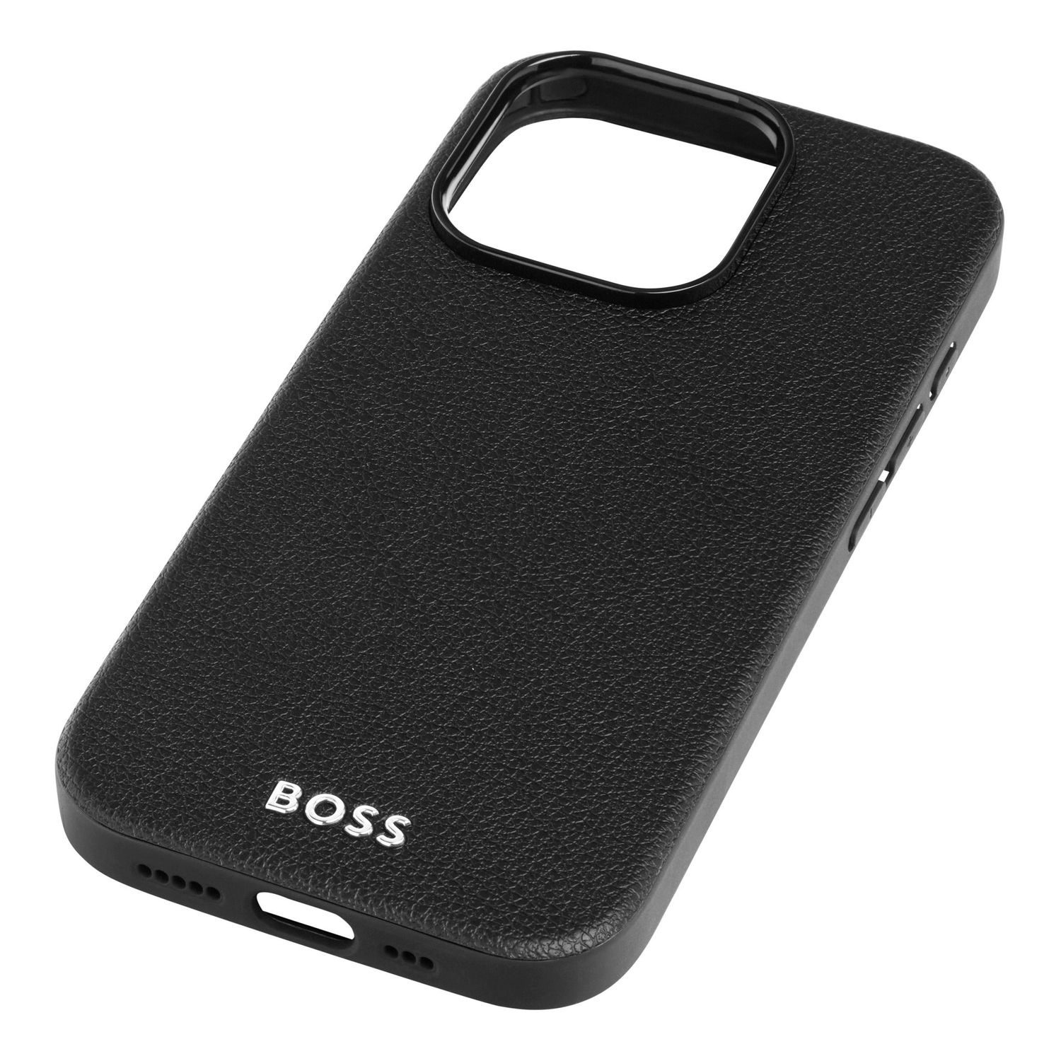 Etui na iPhone 16 Grained Black - obrazek 2