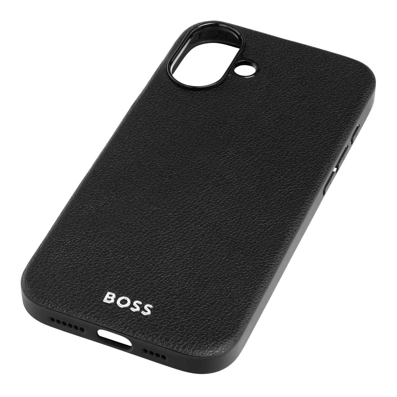 Etui na iPhone 16 Grained Black - obrazek 2
