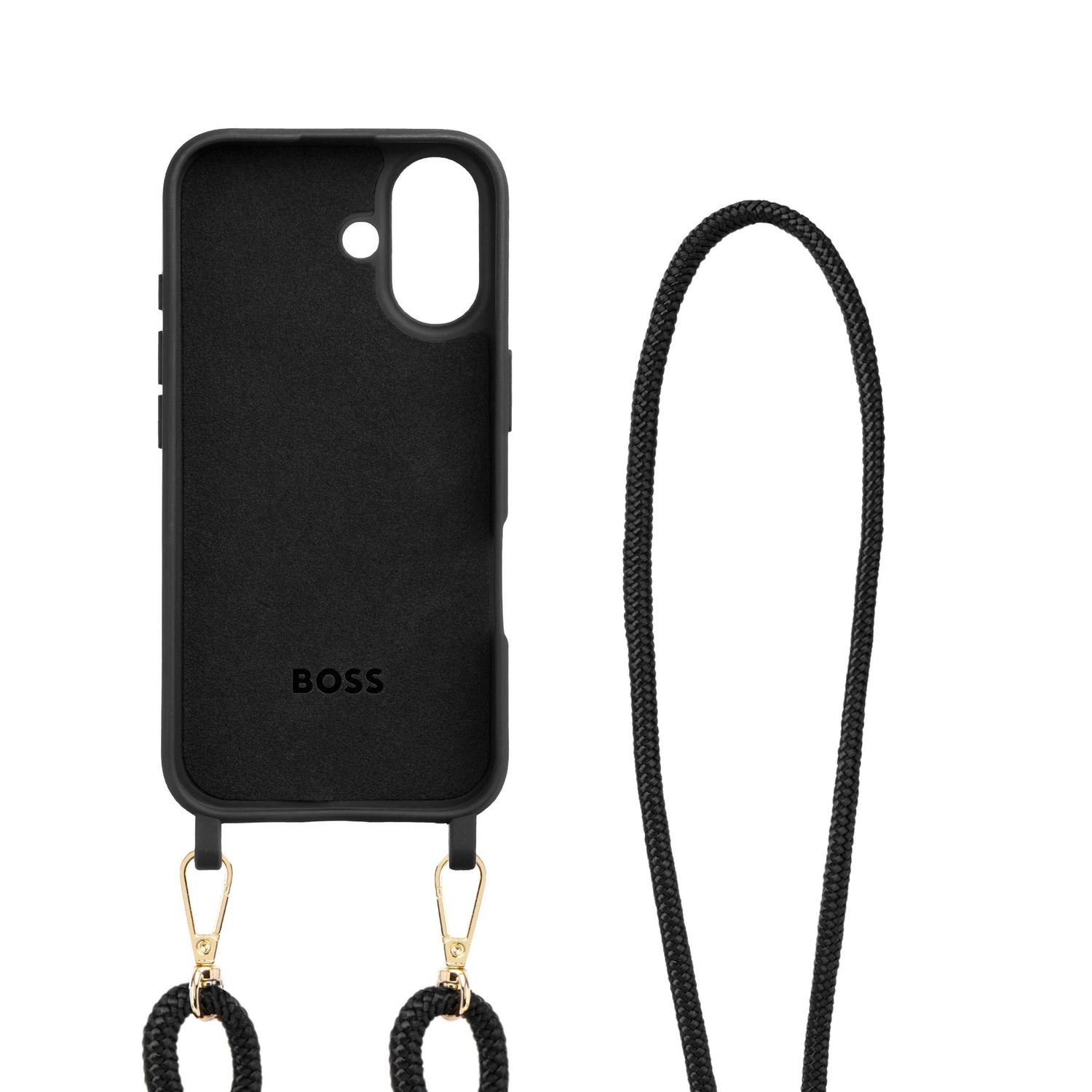 Etui na iPhone 16 Double B Black & Gold - obrazek 6