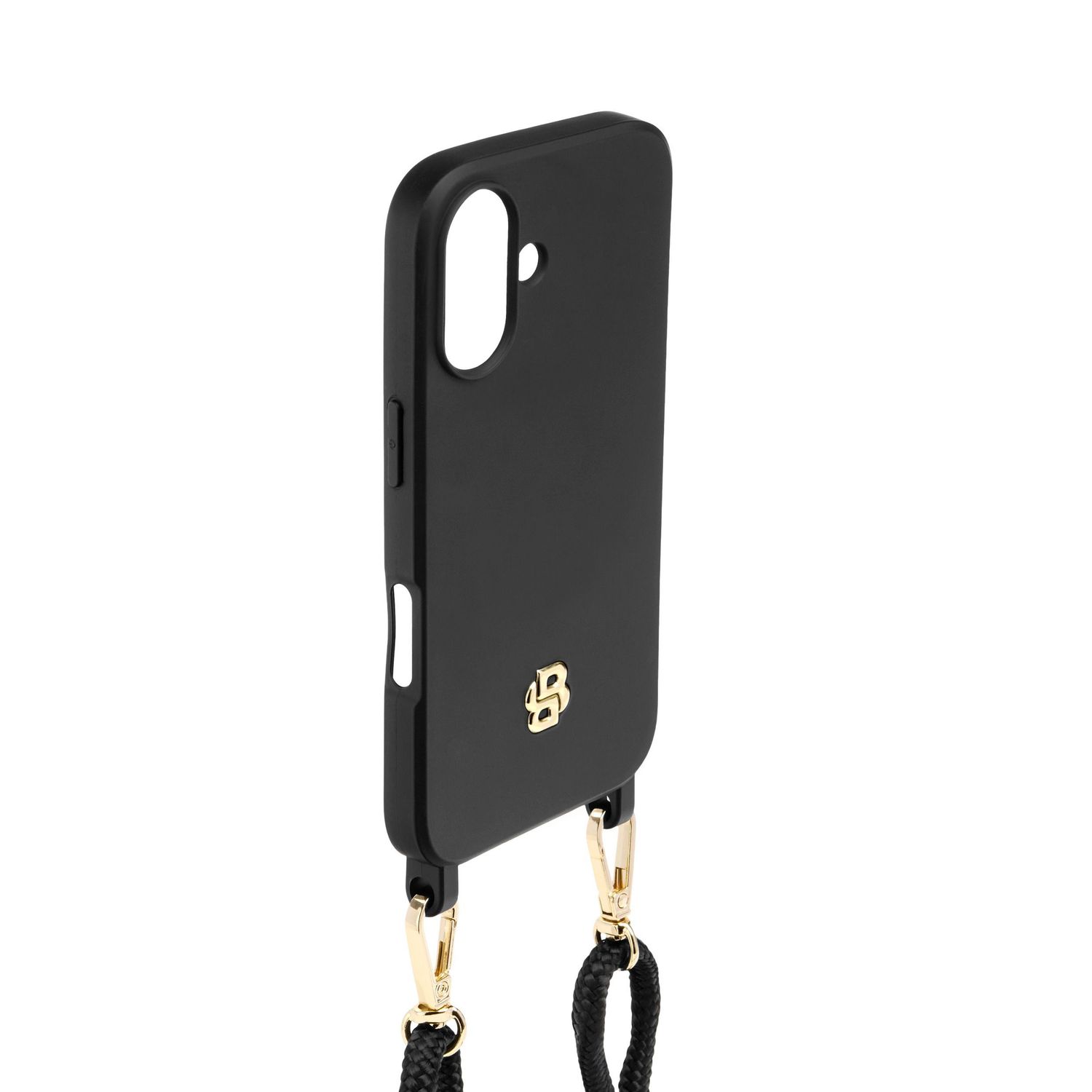 Etui na iPhone 16 Double B Black & Gold - obrazek 4