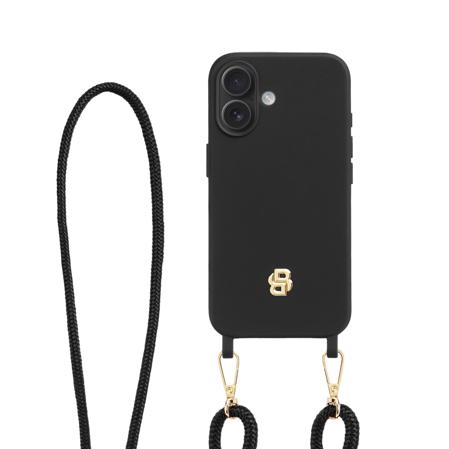 Etui na iPhone 16 Double B Black & Gold - obrazek 5