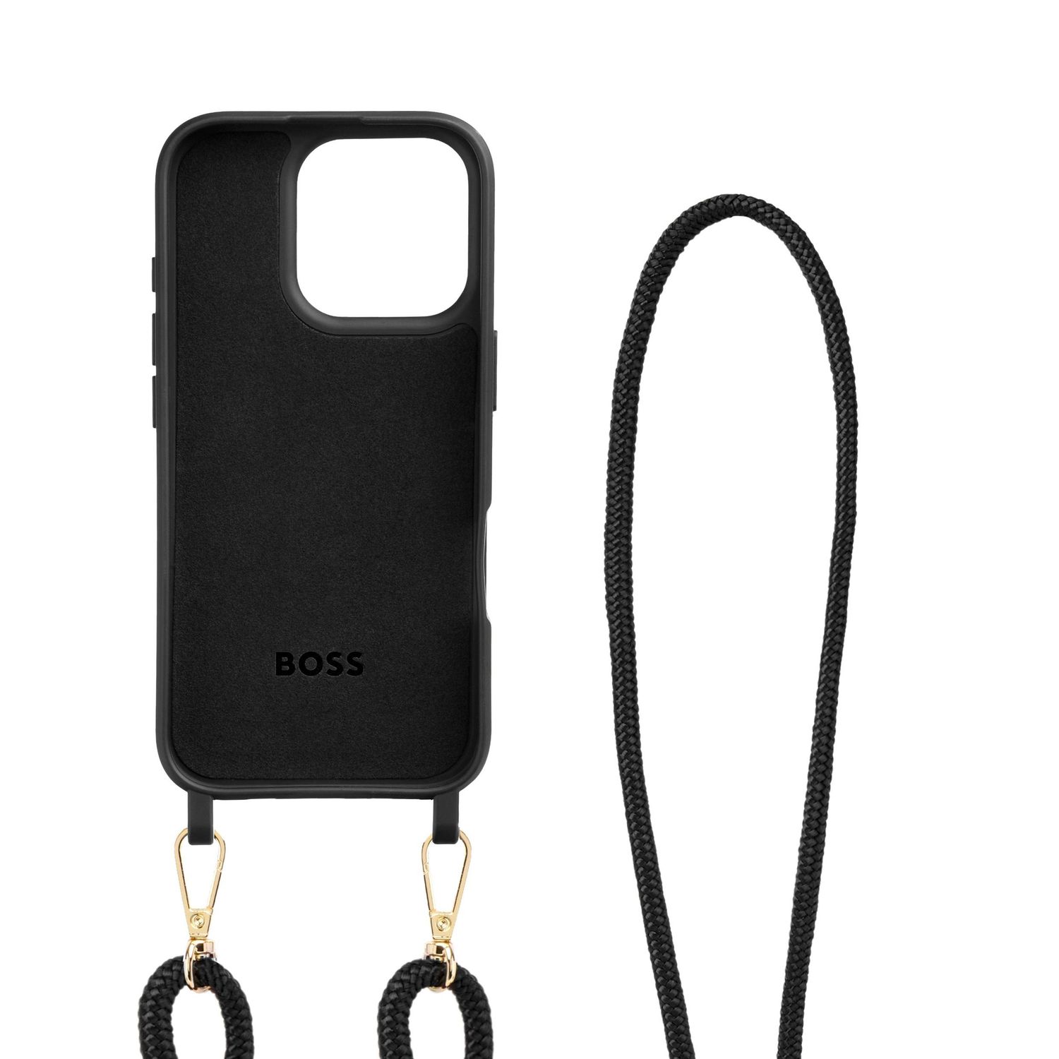 Etui na iPhone 16 Double B Black & Gold - obrazek 6