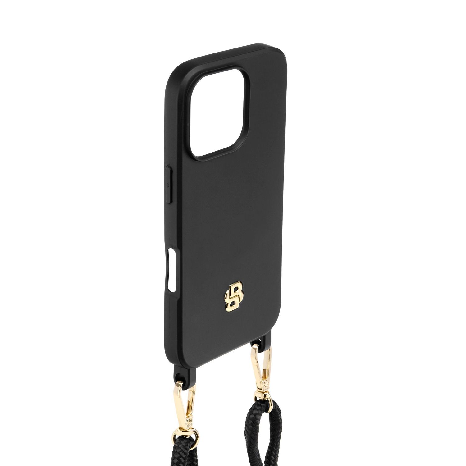 Etui na iPhone 16 Double B Black & Gold - obrazek 4