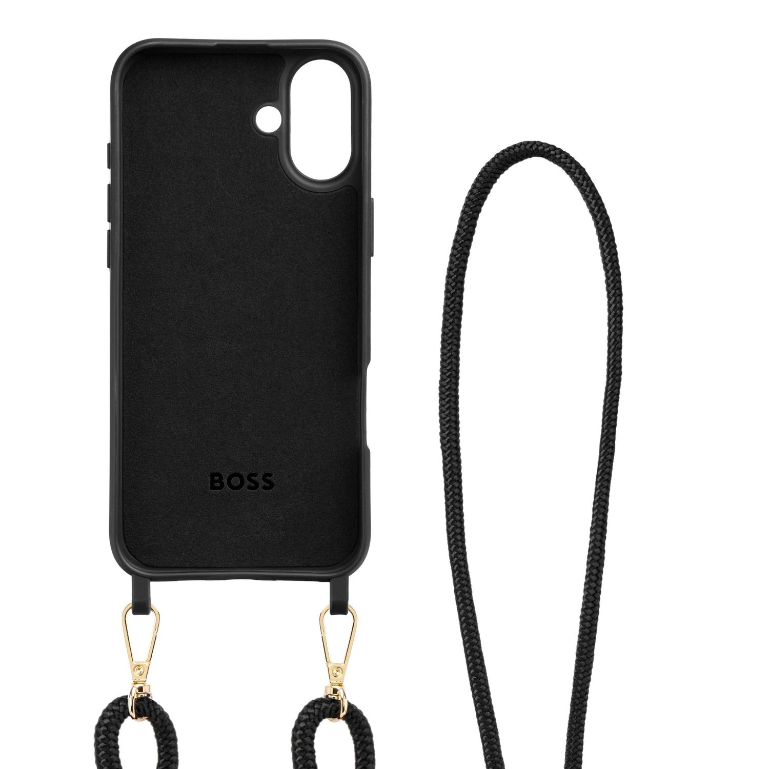 Etui na iPhone 16 Double B Black & Gold - obrazek 6