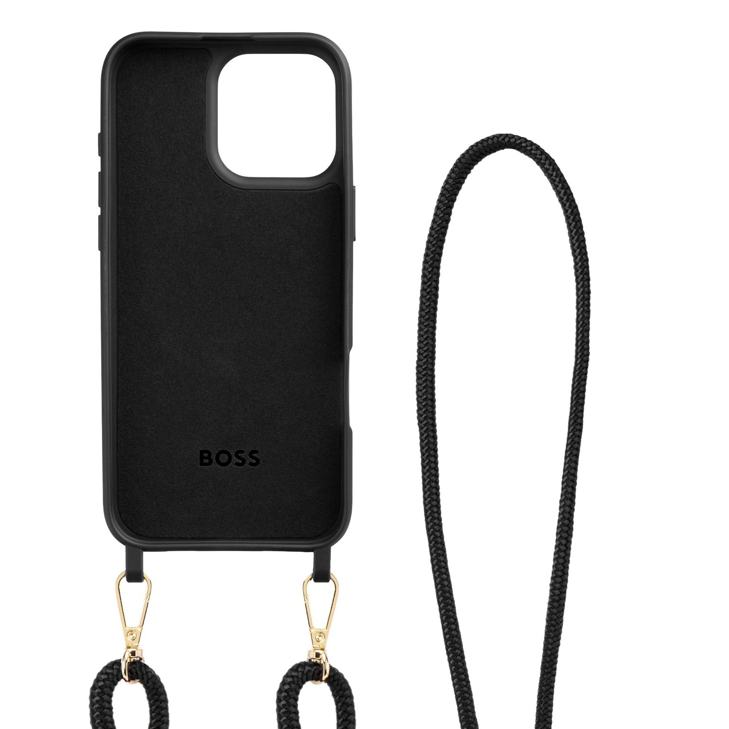 Etui na iPhone 16 Double B Black & Gold - obrazek 6