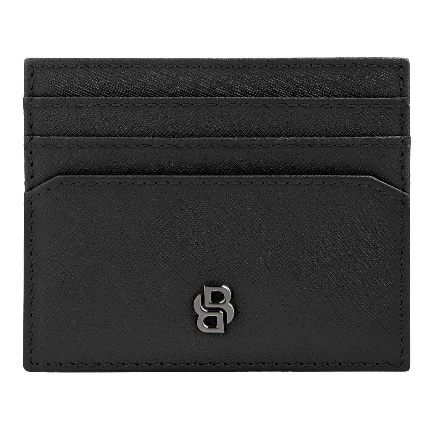 Etui na karty Double B Saffiano Black - obrazek 2