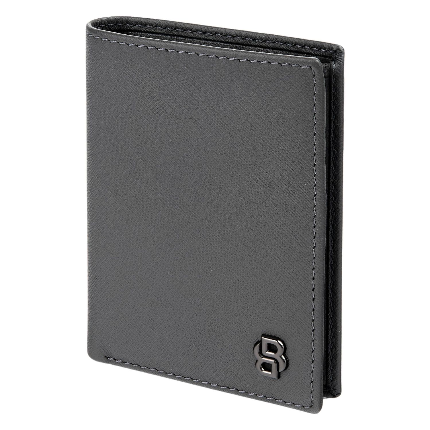 Podwójne etui na karty Double B Saffiano Grey - obrazek 4