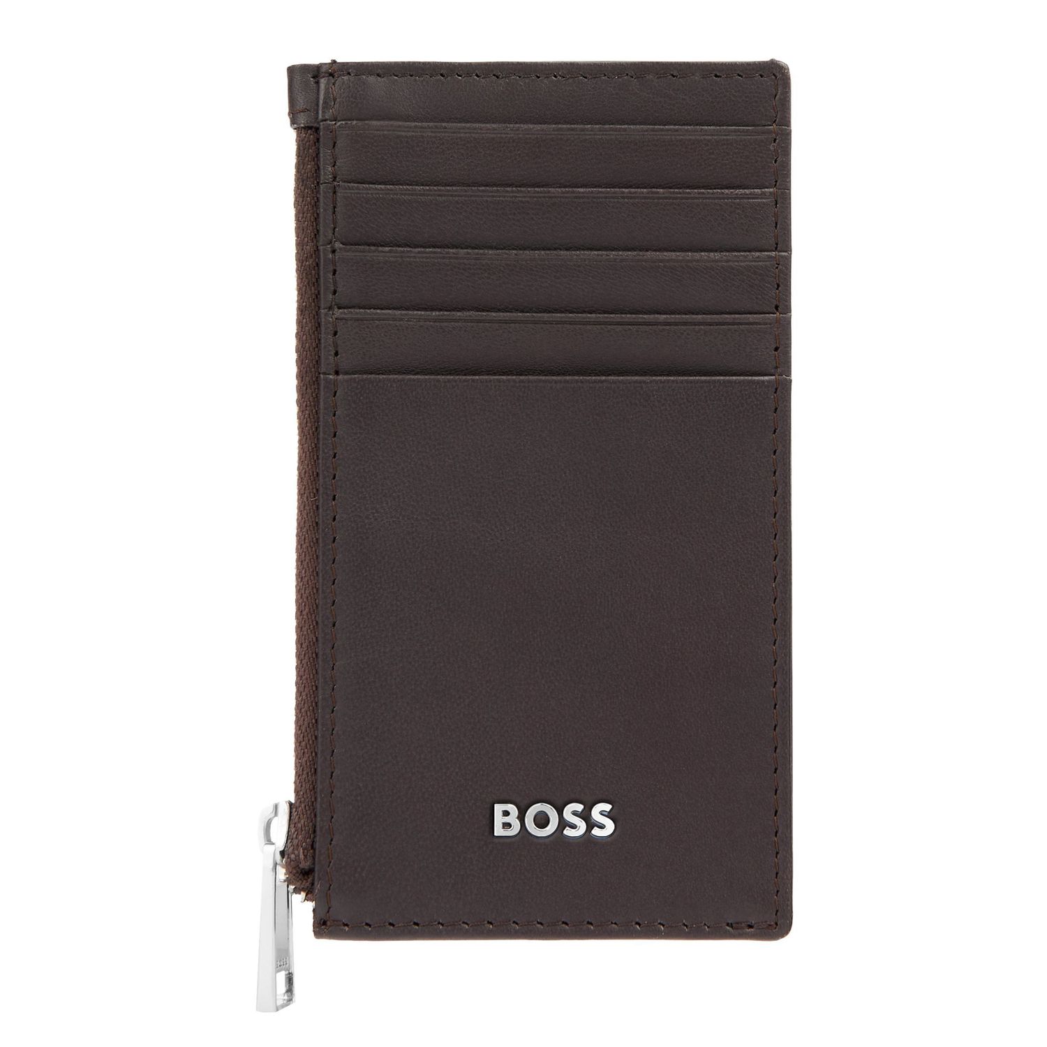 Etui na karty Classic Smooth Brown - obrazek 2