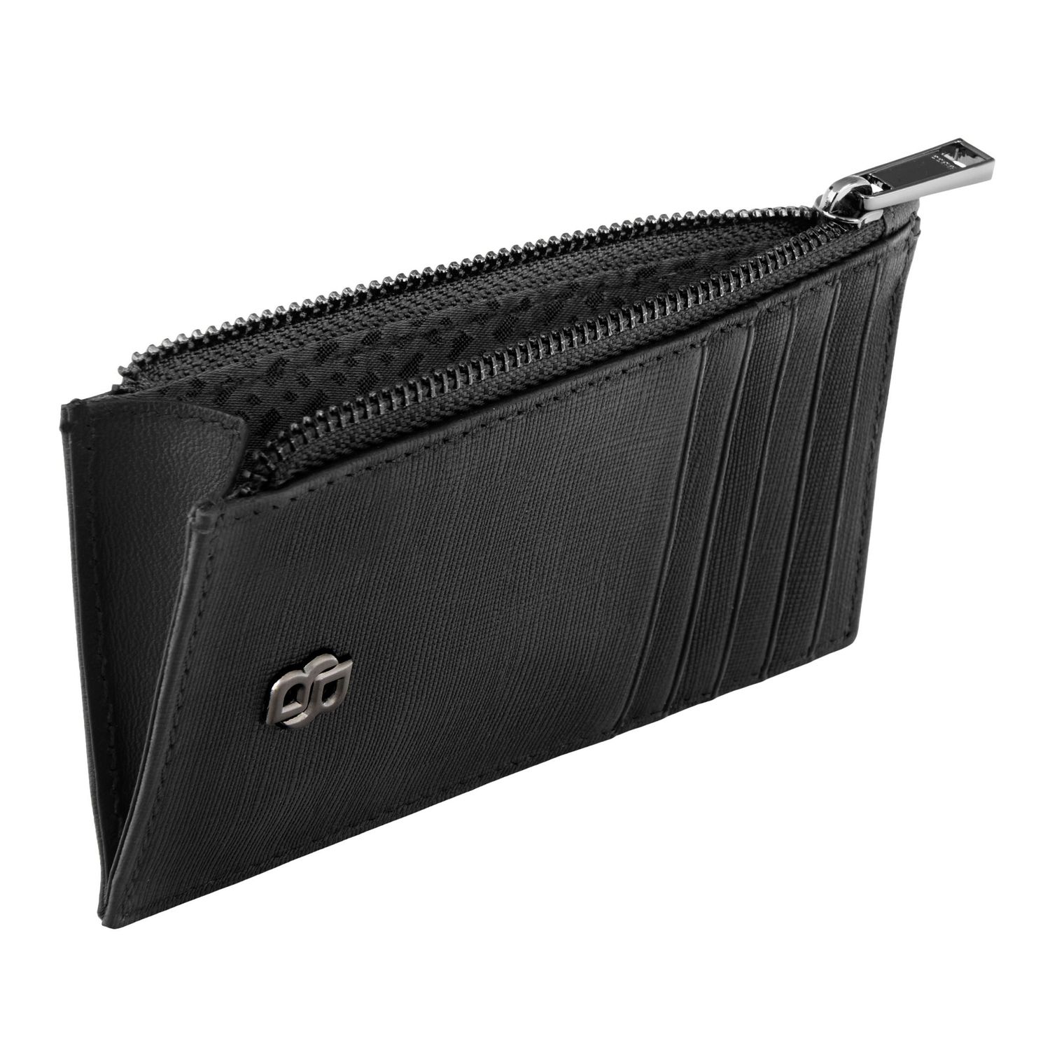 Etui na karty Double B Saffiano Black - obrazek 3