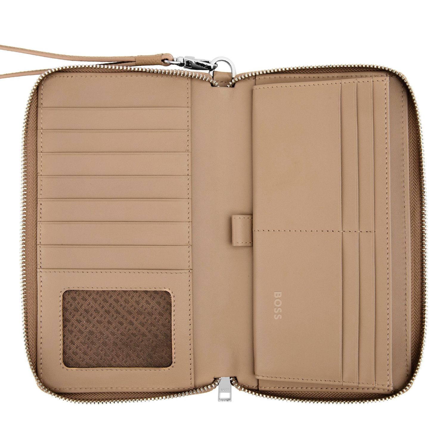 Portfel podróżny Classic Grained Camel - obrazek 3