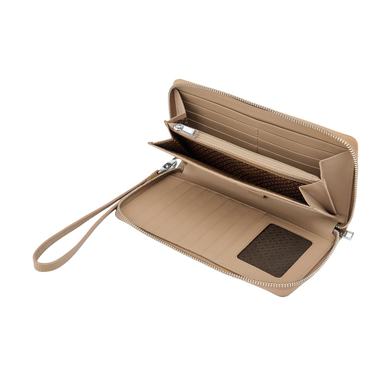Portfel podróżny Classic Grained Camel - obrazek 4