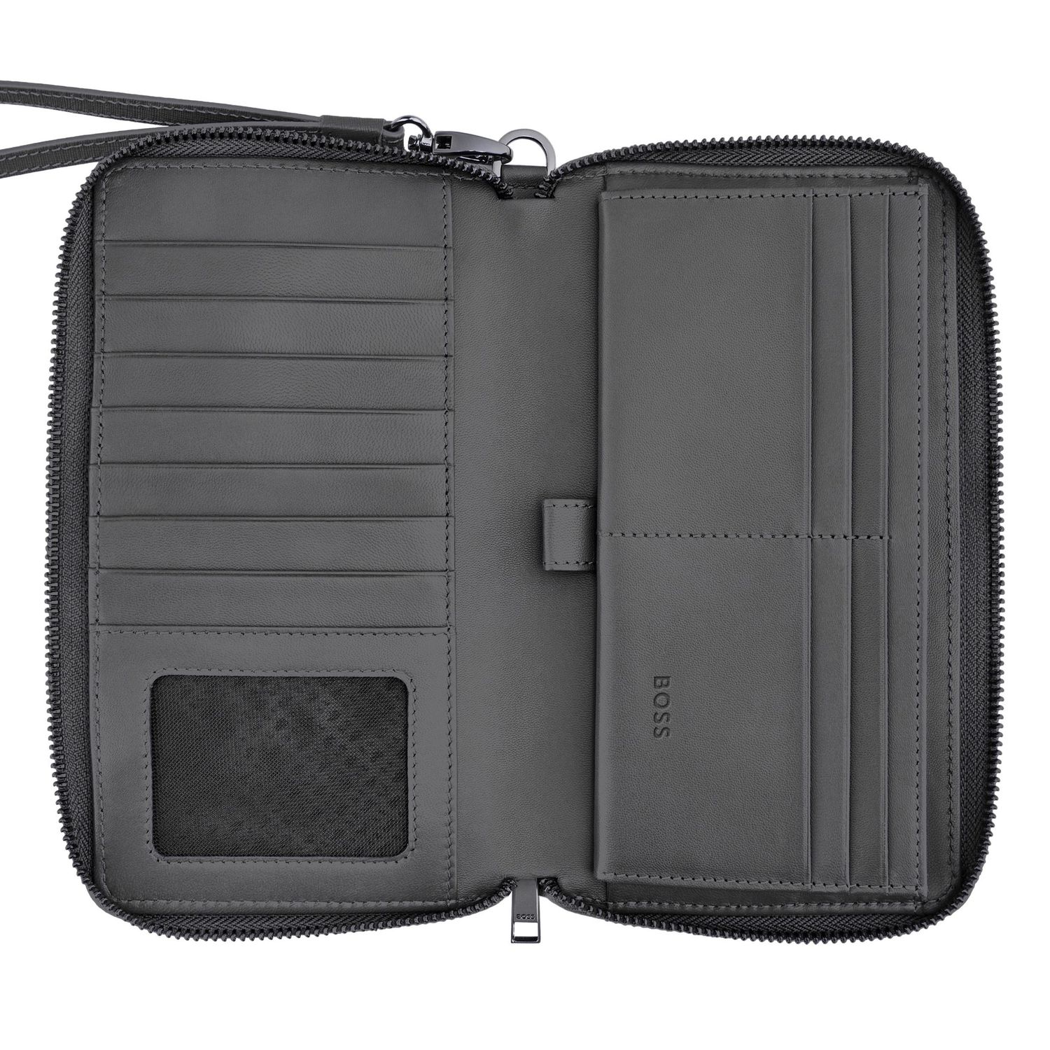 Portfel podróżny Double B Saffiano Grey - obrazek 3