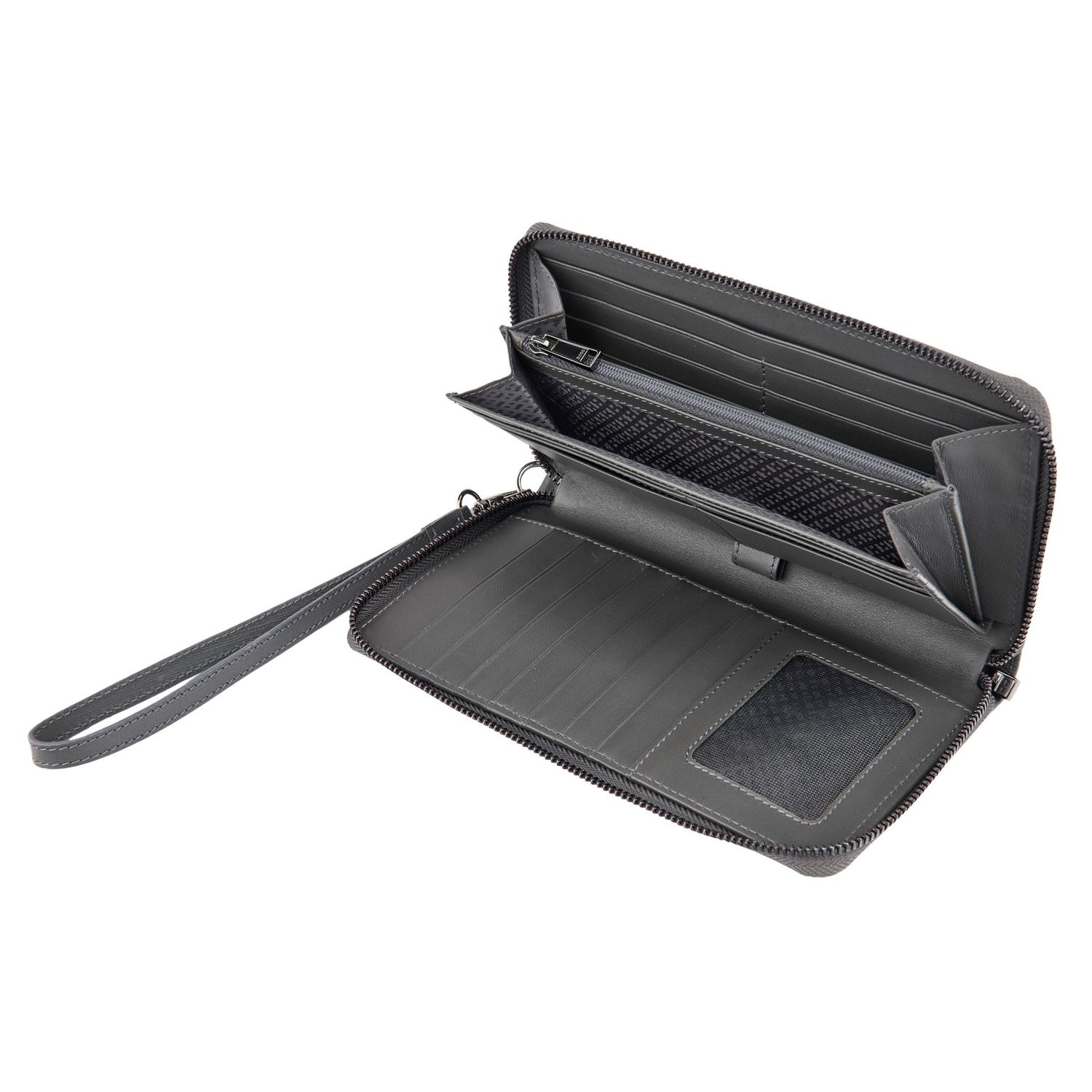 Portfel podróżny Double B Saffiano Grey - obrazek 4
