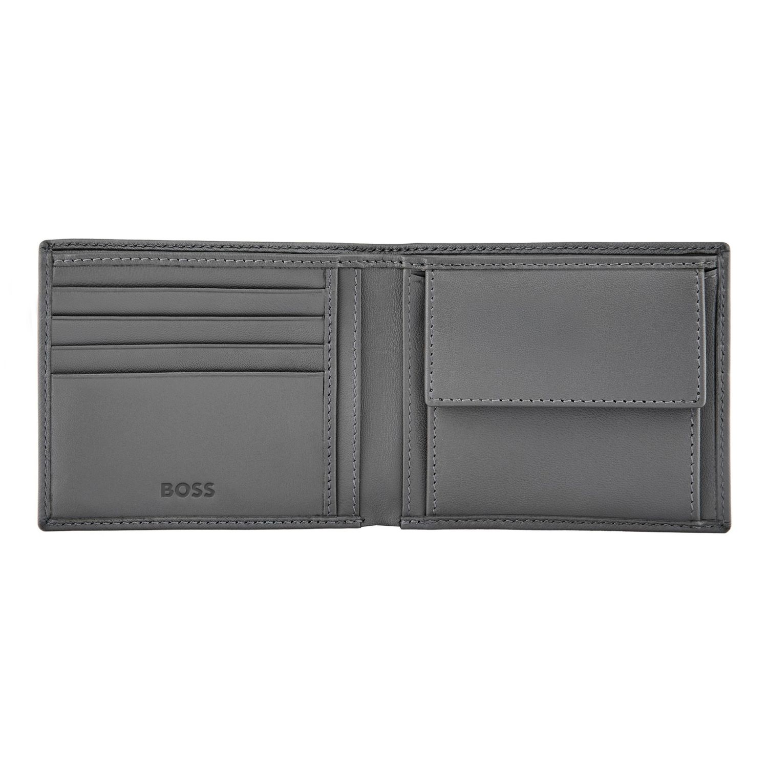 Portfel Double B Saffiano Grey - obrazek 3