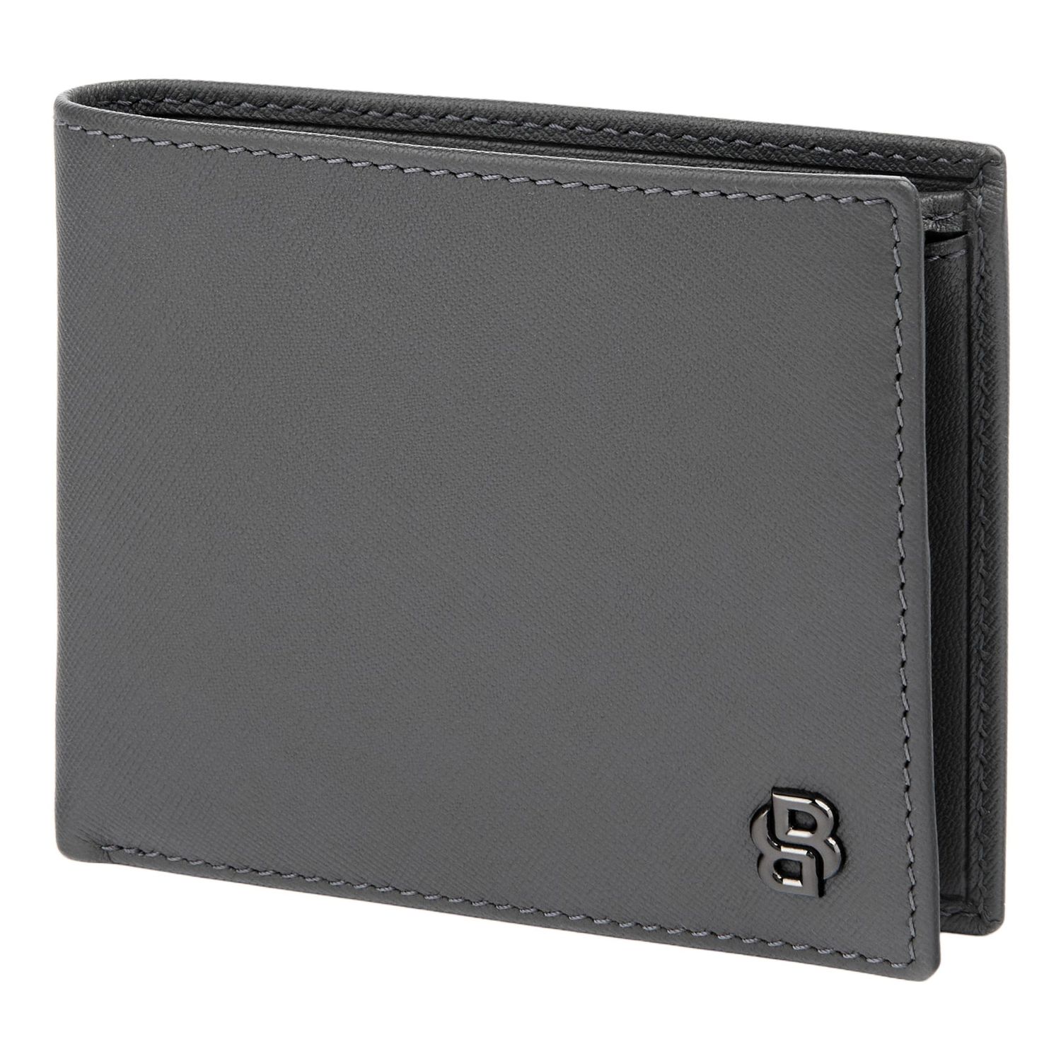Portfel Double B Saffiano Grey - obrazek 4