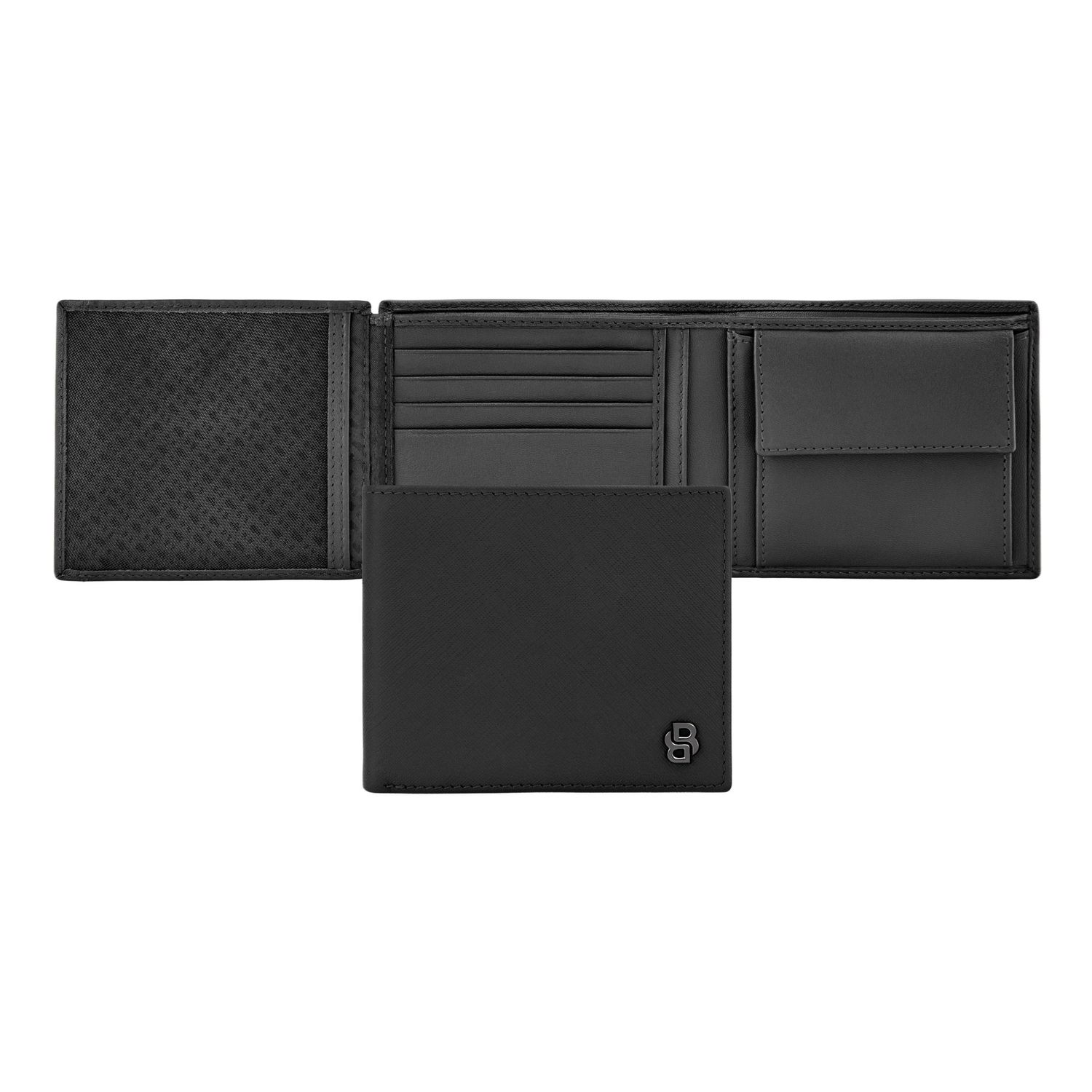 Portfel Double B Saffiano Black
