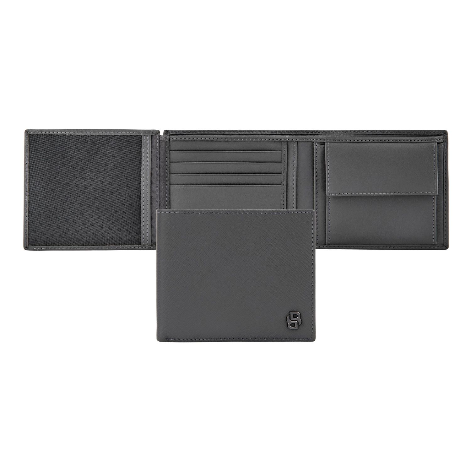 Portfel Double B Saffiano Grey