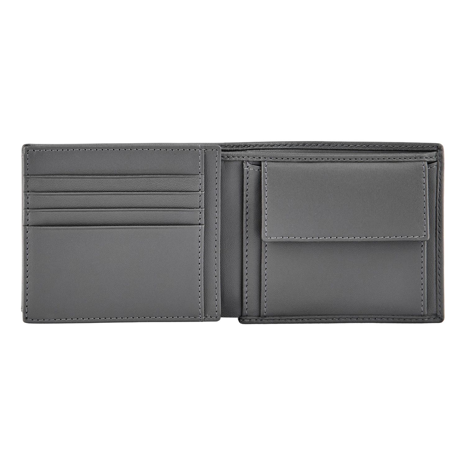 Portfel Double B Saffiano Grey - obrazek 3