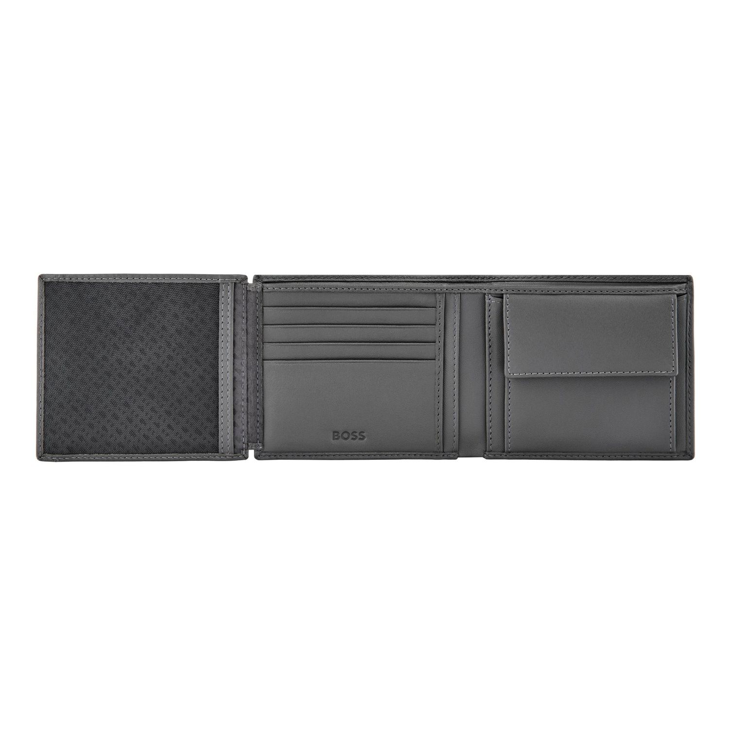 Portfel Double B Saffiano Grey - obrazek 4