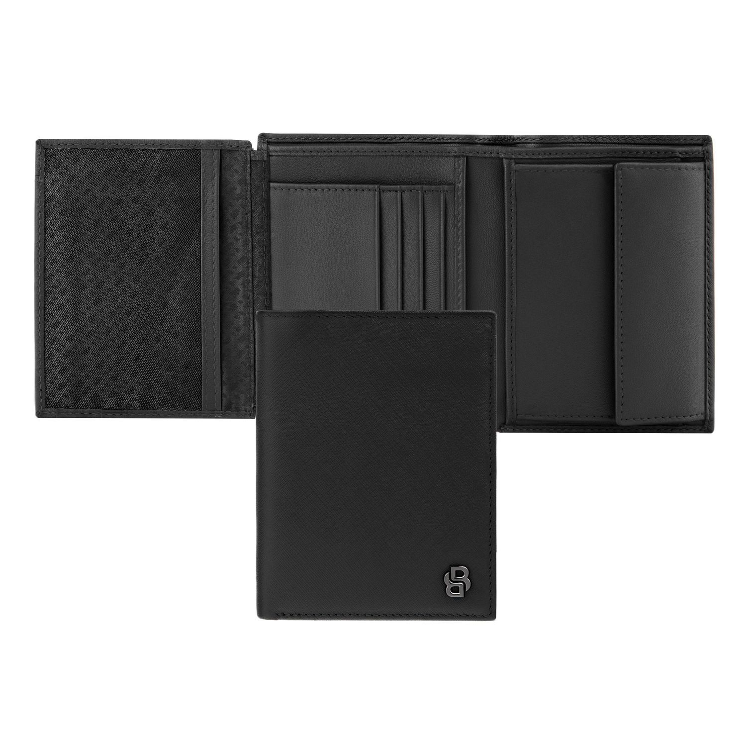 Portfel Double B Saffiano Black