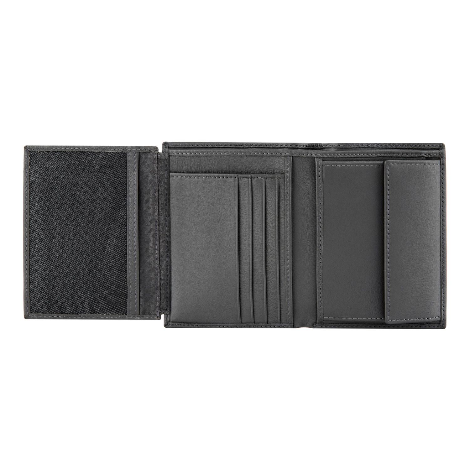 Portfel Double B Saffiano Grey - obrazek 4
