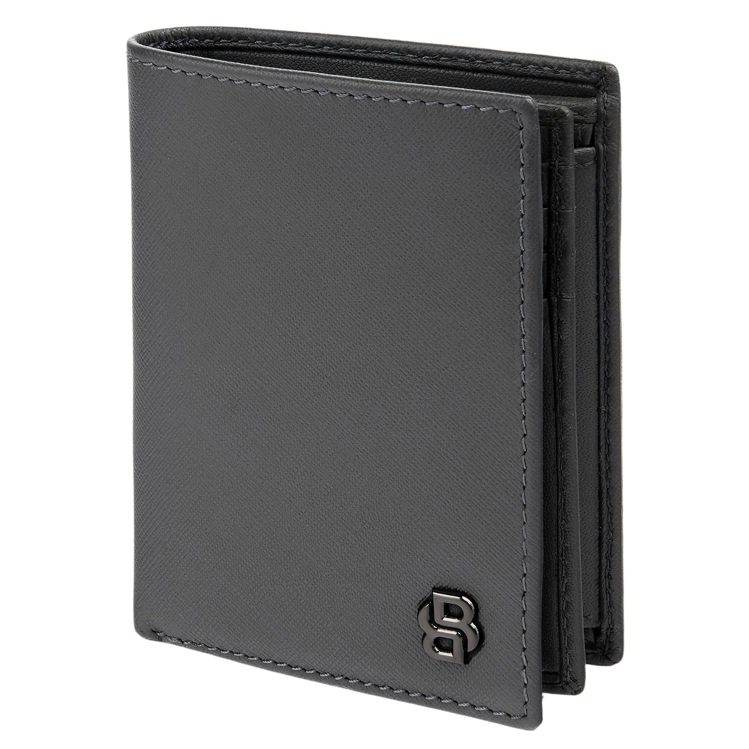 Portfel Double B Saffiano Grey - obrazek 5