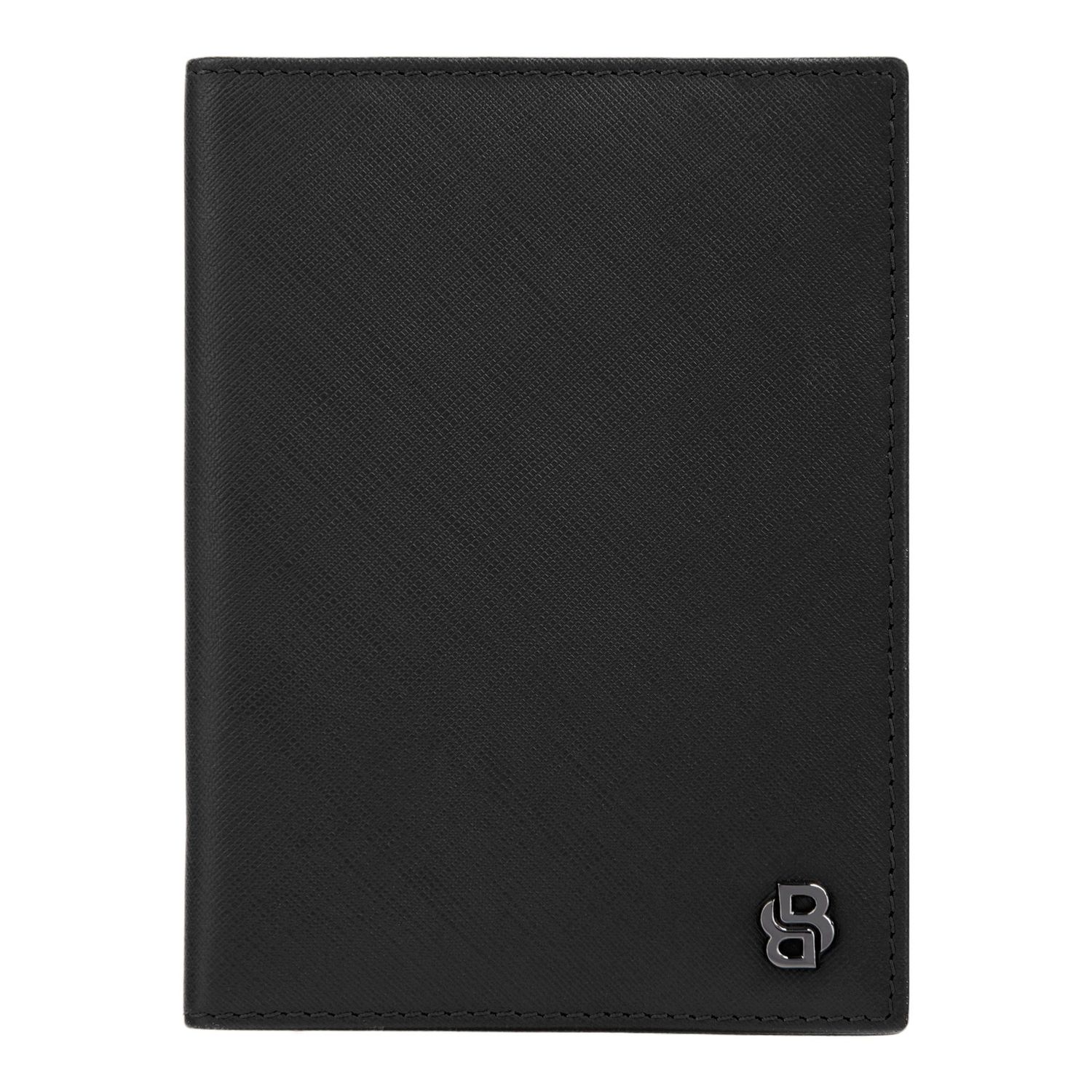 Etui na paszport Double B Saffiano Black - obrazek 2