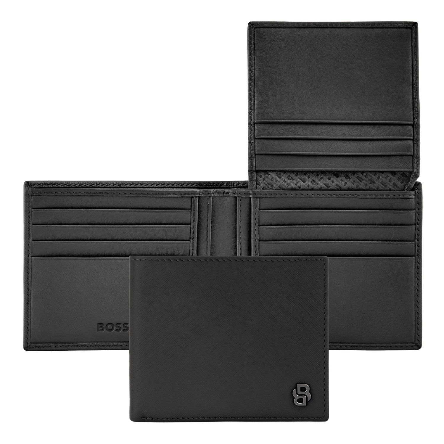 Portfel Double B Saffiano Black