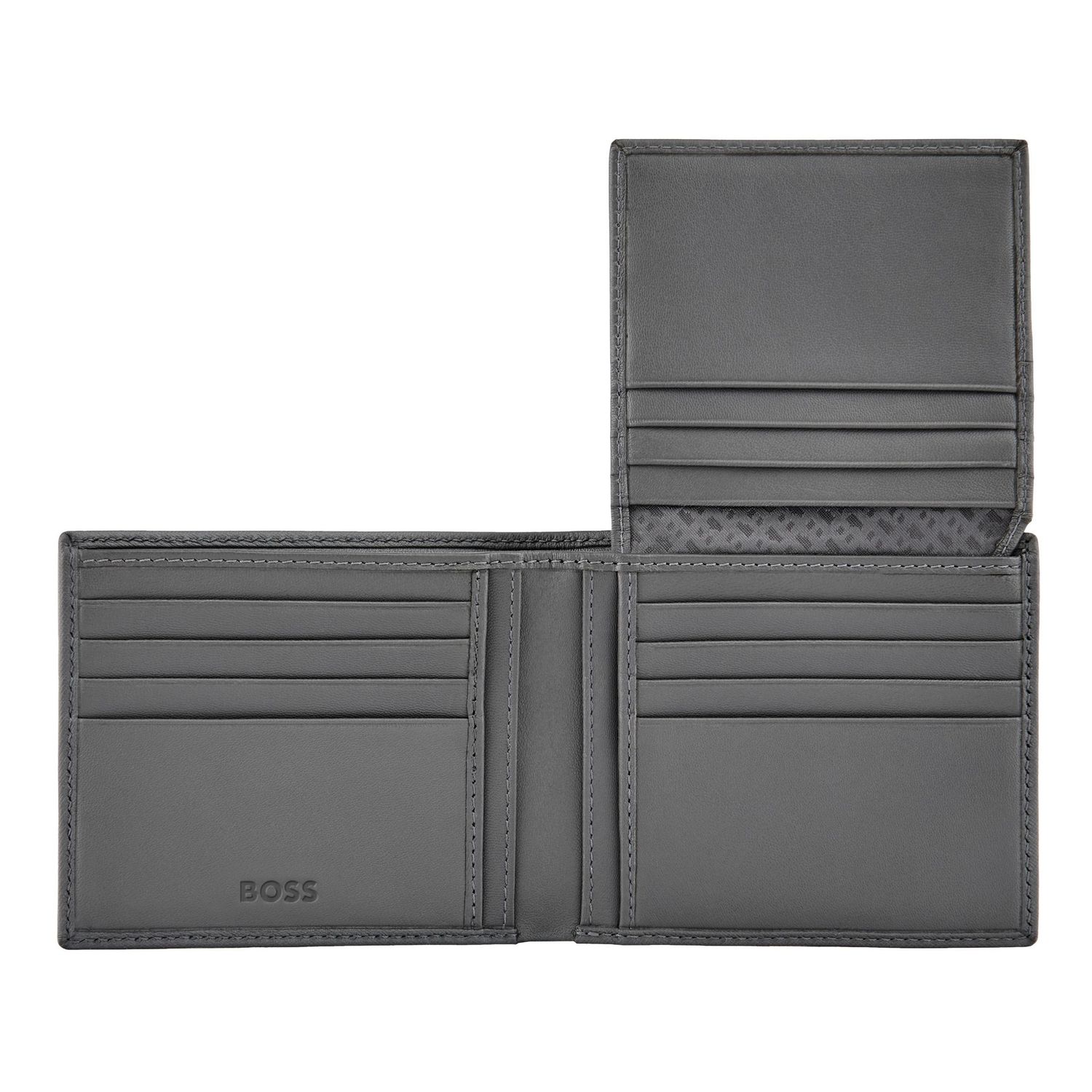 Portfel Double B Saffiano Grey - obrazek 4