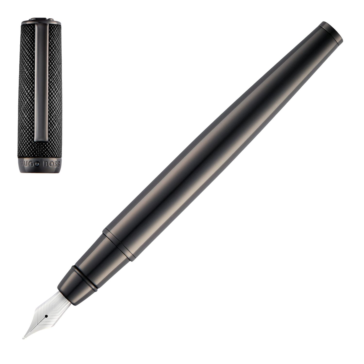 Wieczne pióro Double B Saffiano Black