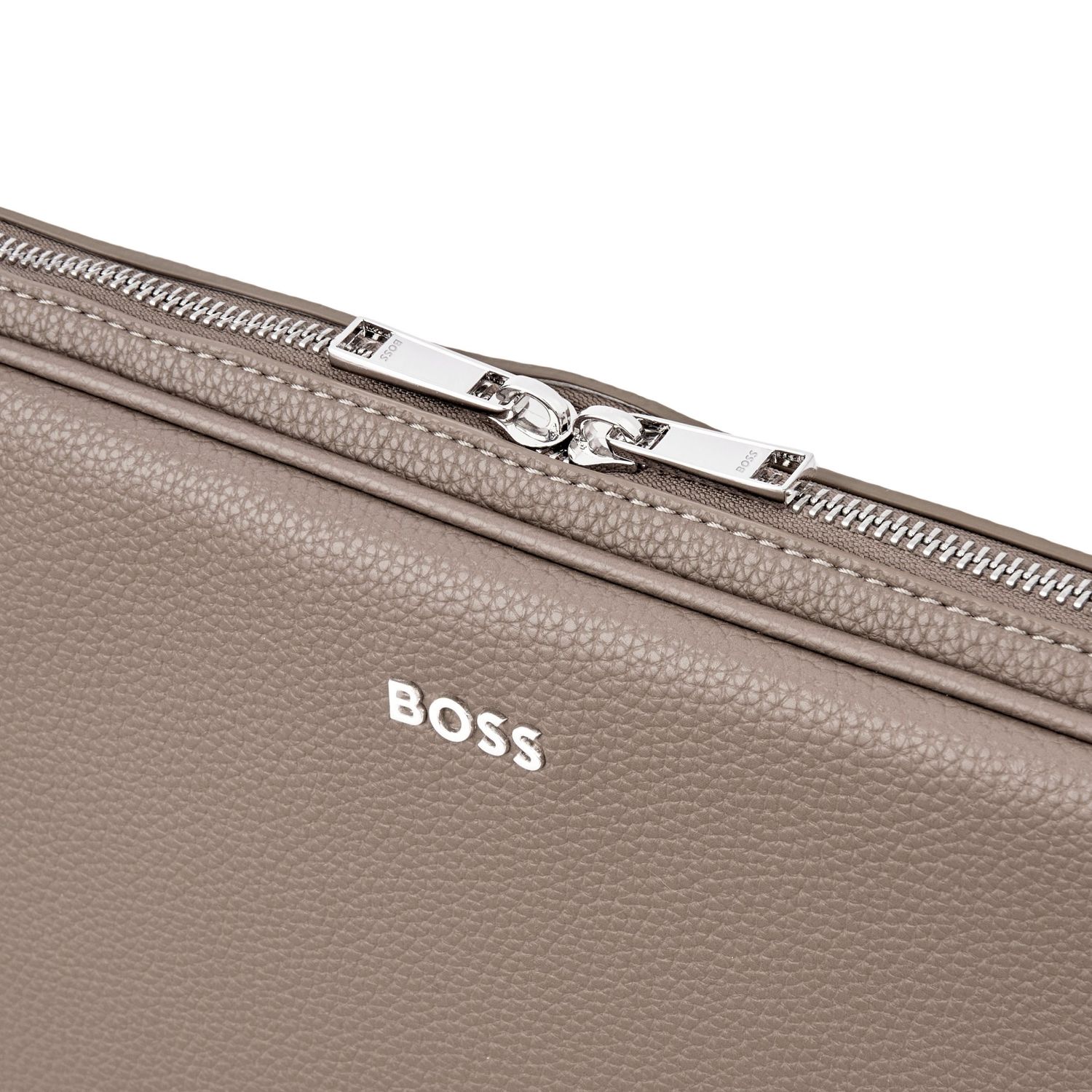 Torba na komputer Classic Grained Taupe - obrazek 2