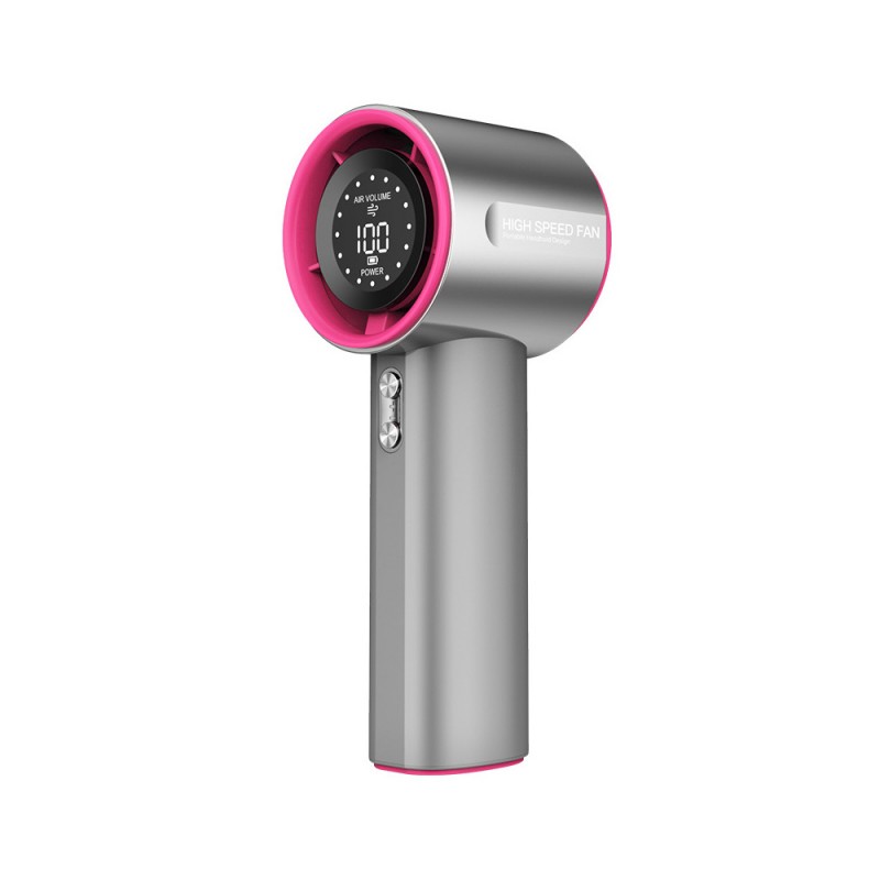 Wiatrak Turbo FAN 400 mAh Szaro różowy