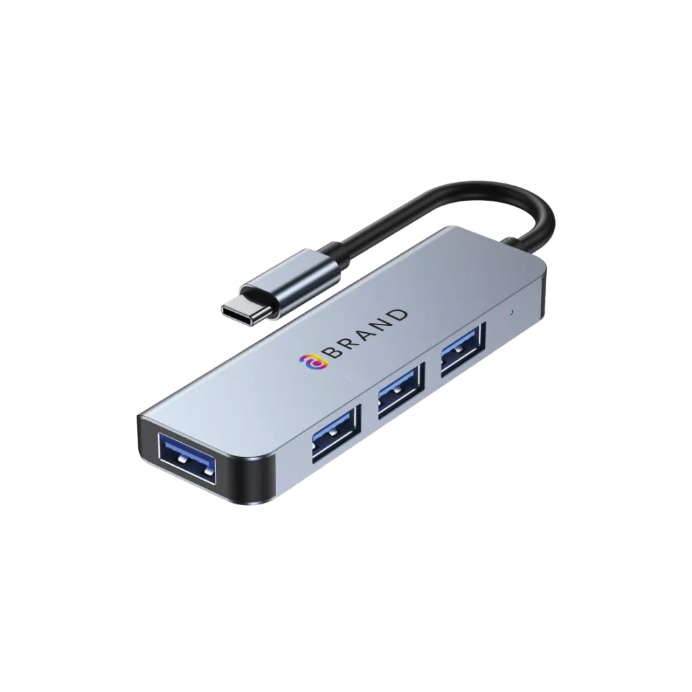 Hub USB-C z 4 portami USB 3.0 - obrazek 2