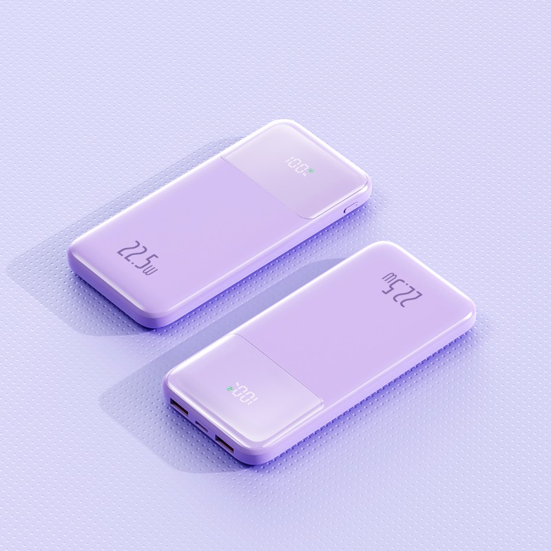 M4.4 Powerbank 10 000 mAh z wyświetlaczem Lawendowy - obrazek 4
