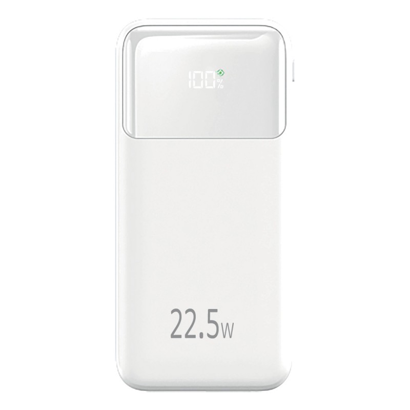 M4.4 Powerbank 10 000 mAh z wyświetlaczem Biały
