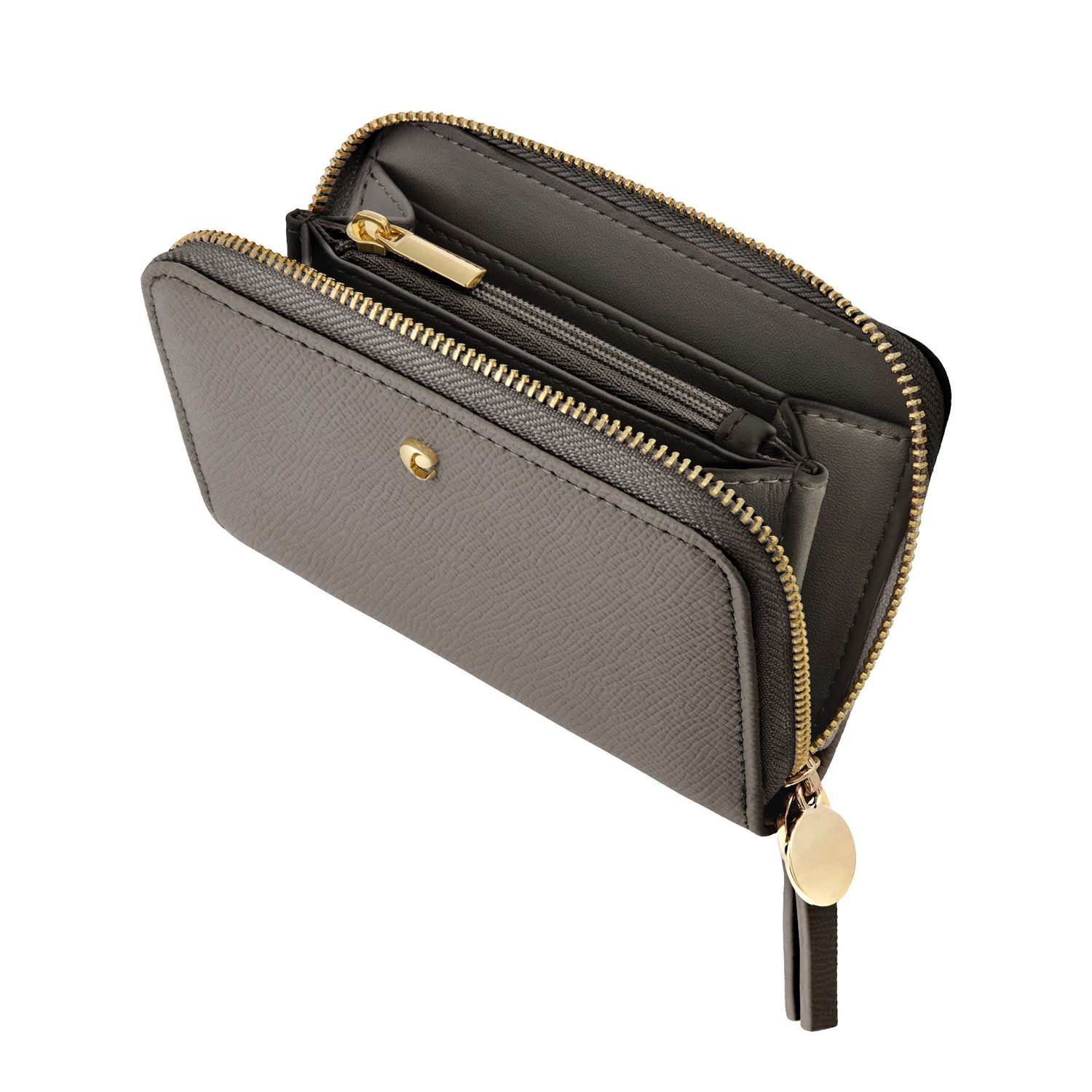 Zipped wallet Séraphine Taupe - obrazek 3