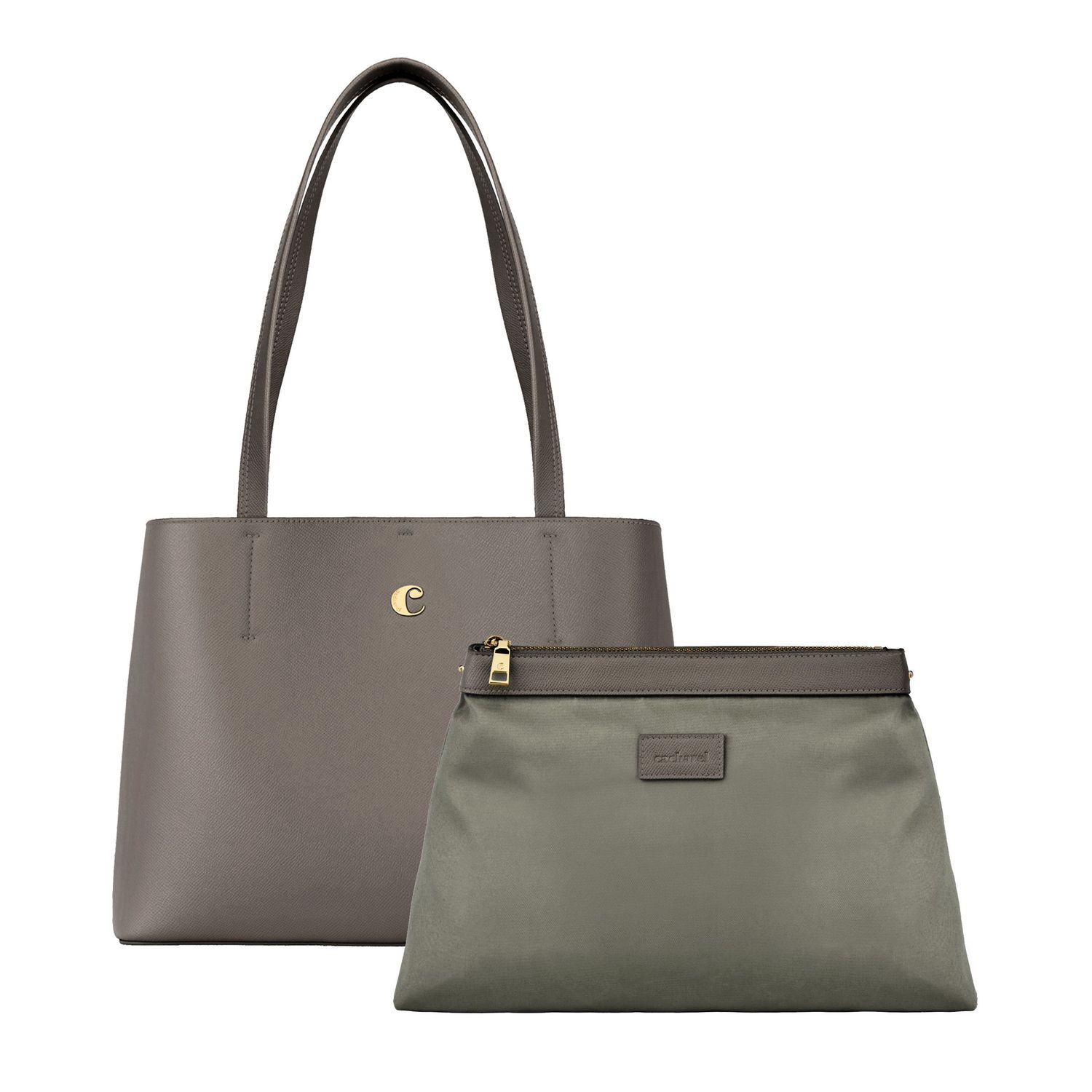 Torba na zakupy Séraphine Taupe - obrazek 5