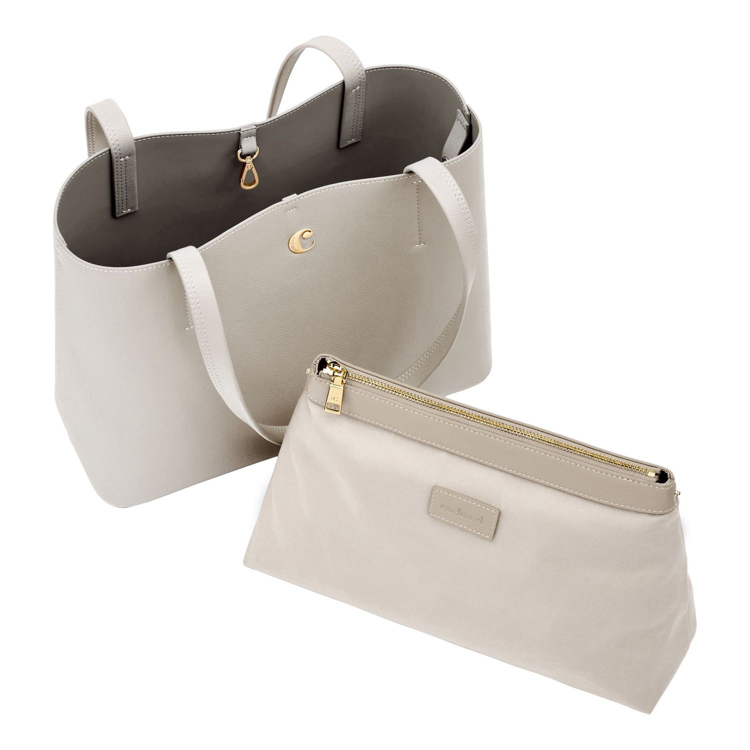 Torba na zakupy Séraphine Light Grey - obrazek 2