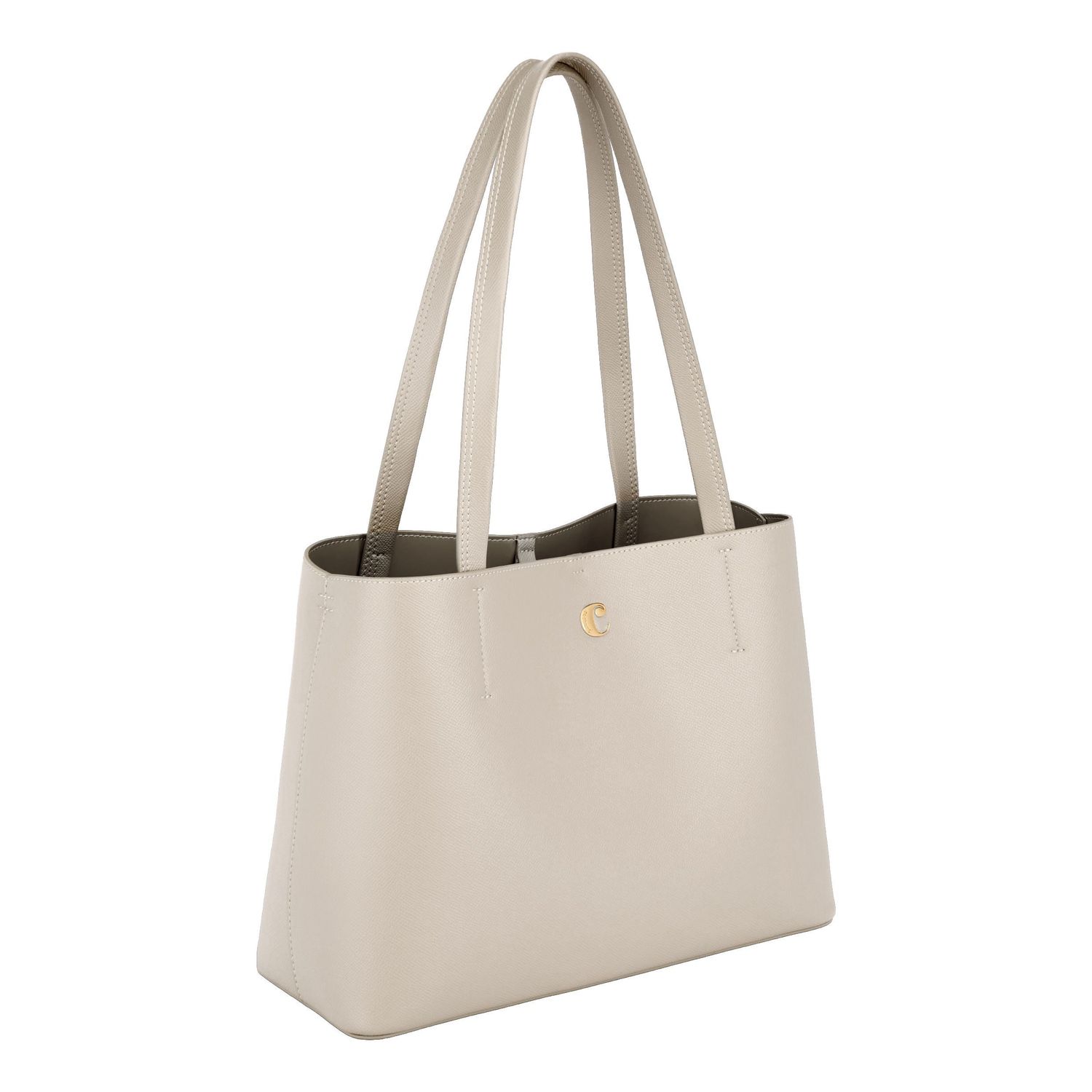 Torba na zakupy Séraphine Light Grey - obrazek 3
