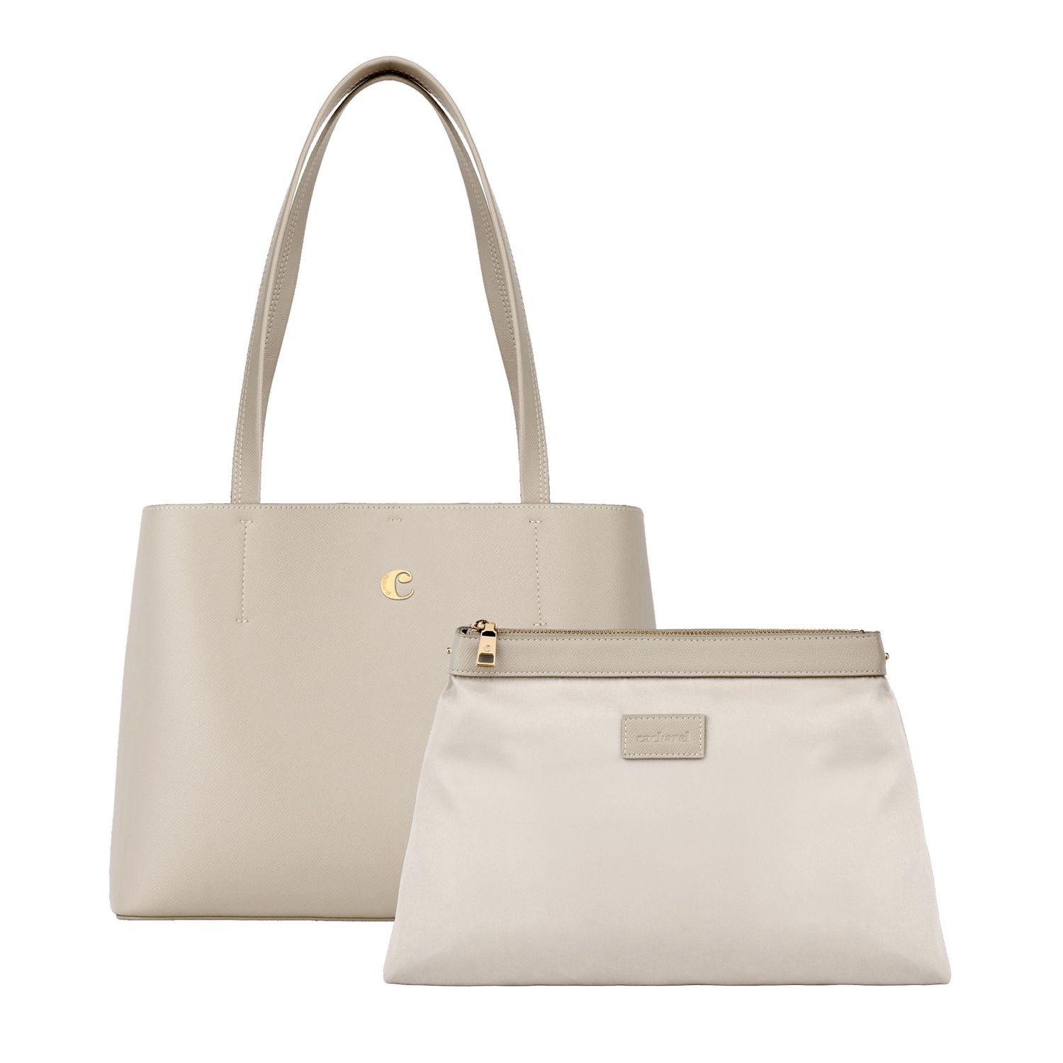 Torba na zakupy Séraphine Light Grey - obrazek 5