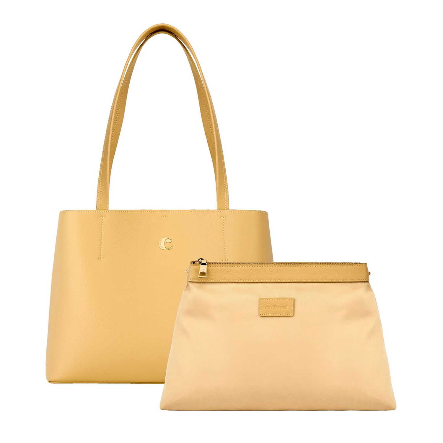 Torba na zakupy Séraphine Yellow - obrazek 5