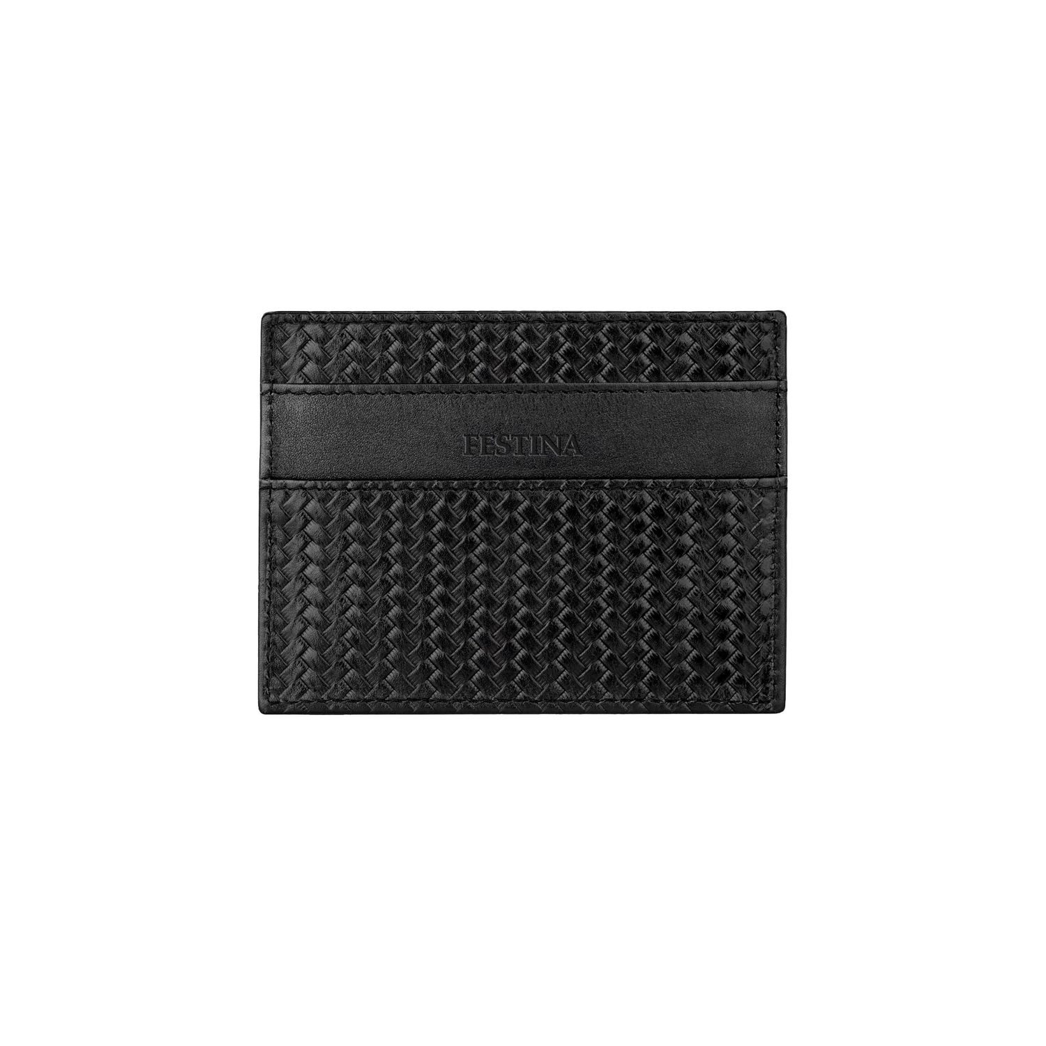 Etui na karty Interlace Black - obrazek 4